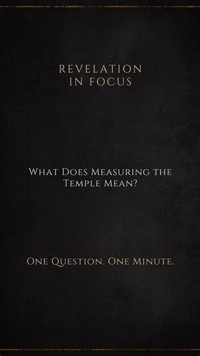 What Does Measuring the Temple Mean?