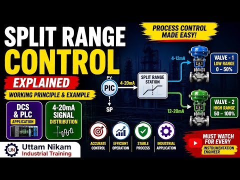 Split range control kya hota hai? #SplitRangeControl#Instrumentation#ProcessControl #ControlValve