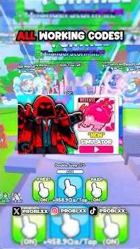 All Working Codes in Clicking Simulator Ultimate Roblox! 🔡