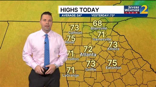 Severe Weather Team 2: Warm weekend as temperatures stay around record highs | WSB-TV
