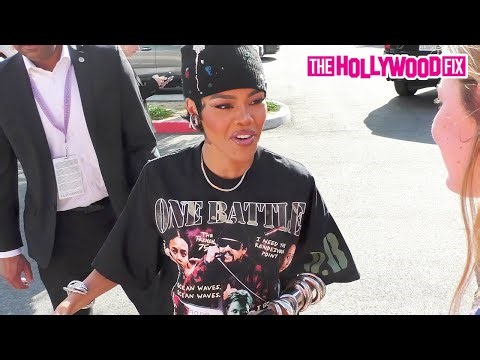 Teyana Taylor & Chase Infiniti Greet Fans At The 'One Battle After Another' Q&A In Palm Springs, CA
