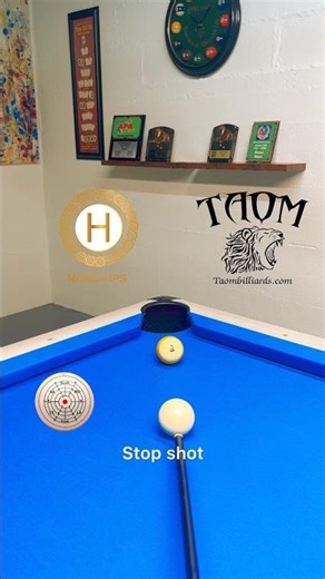 How to shoot basic pool shots.