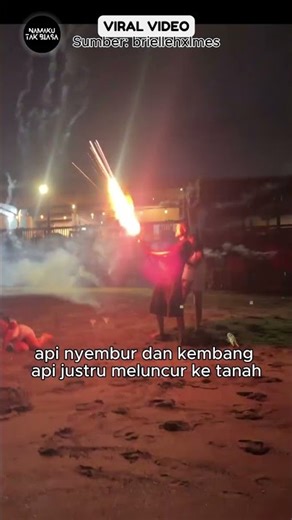 Bule Gak Tau Cara Main Kemang Api‼️ #reaksibule #shorts #viralvideo #namakutakbiasa