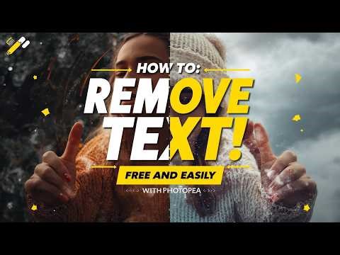 Remove ANY Text From Images Instantly! | FREE Photopea Trick (No Photoshop!)