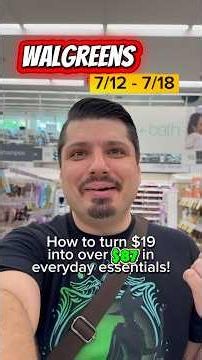 Walgreens Deals 7/12 - 7/18 $87 down to just $19!
