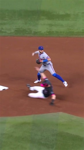 Mets defense turns two 👏 #mlb #baseball #nymets #sports #highlights #baseballhighlights