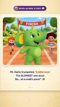 Cussly and the Slowest Race | Read-Along Story for Kids | #chuchutv #shorts #storiesforkids #SEL