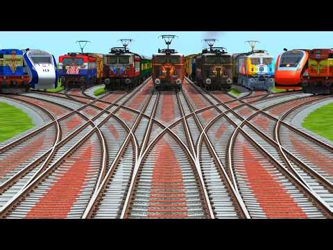 Steam vs. Diesel vs. Electric: The Ultimate Race | train simulator gameplay | train train game train