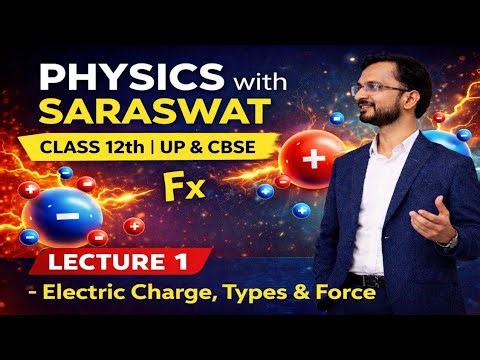 Electric Charge, Types & Force | Class 12 Physics | Lecture 1 | UP Board & CBSE‪@Vedphysics‬