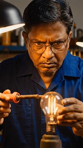 💡Thomas Edison’s Shocking Experiment Gone Wrong! | Bulb Explosion Moment 🔥😲#ThomasEdison #MrButtelal