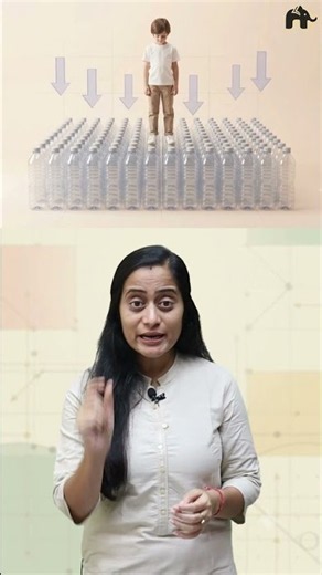 The concept of Pressure explained with demostration #scienceshorts