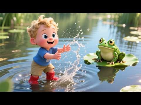 Frog 123 Splash Jump 🐸💦 | Learn Numbers for Kids | Counting 1 to 10 Educational Video