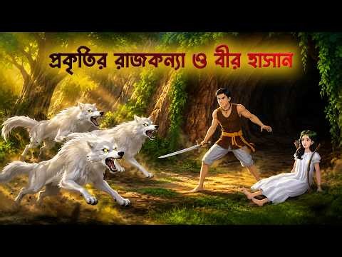 প্রকৃতির রাজকন্যা ও বীর হাসান | Bengali Fantasy Story | Bangla Rupkothar Golpo | Wahid Creation