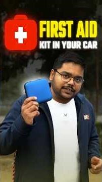 First Aid Kit in Your Car 😊 #cars24