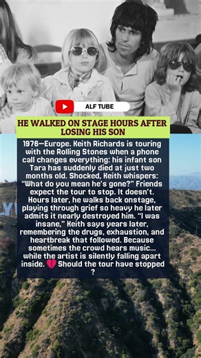 HE WALKED ON STAGE HOURS AFTER LOSING HIS SON