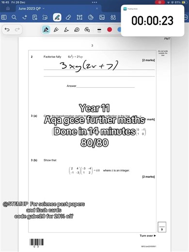 Year 11 AQA GCSE Further Maths Overview