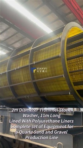 Heavy Duty Rotary Trommel Washer Loading & Delivery from Factory | Industrial Stone Washing Machine