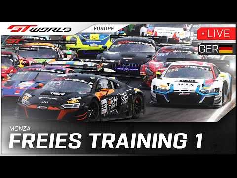 LIVE | Freies Training 1 | Monza | GT World Challenge powered by AWS 2026 (Deutsch)