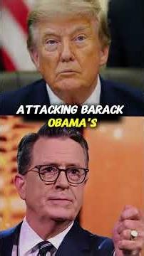 Colbert Reveals What Trump’s Professor Really Said About Him 😳🔥 #Shorts