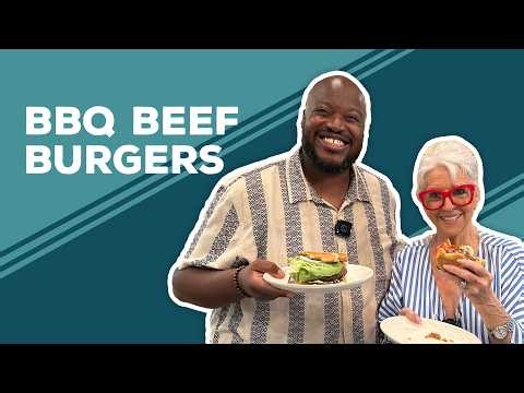 Love & Best Dishes: BBQ Beef Burgers Recipe | Father's Day Dinner Ideas | Guinness Beer Burgers
