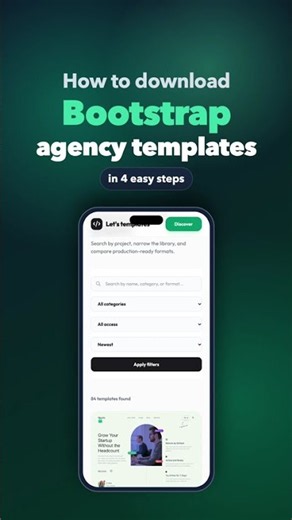 How to Download a Bootstrap Agency Template in 4 Steps