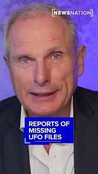 Reports of missing UFO files