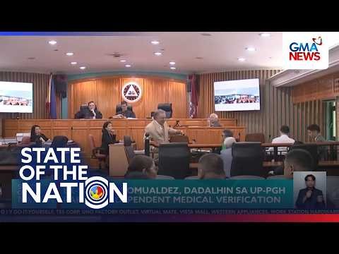 Ex-Speaker Romualdez, dadalhin sa UP-PGH para sa independent medical verification | SONA