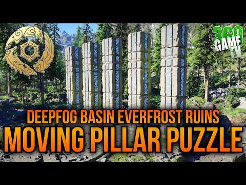Crimson Desert Moving PILLAR Puzzle Solution - Deepfog Basin Everfrost Ruins Guide - Ancient Ruins