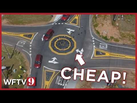 Cheaper traffic circles can quickly calm Florida's gridlocked streets