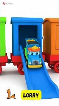 ABC Train Vehicles Song 🚂 | Colorful Surprise Boxes A–Z | Learn Vehicles & Phonics for Kids
