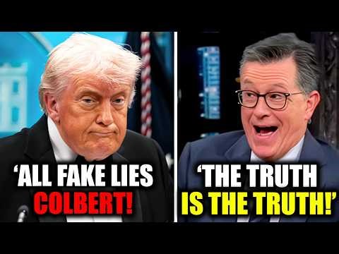 Trump ERUPTS After Stephan Colbert DISHES OUT THE TRUTH On Live Show!