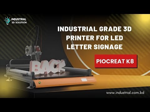 Piocreat K8 3D Printer for Signage & LED Professional Channel Letter Printing Machine