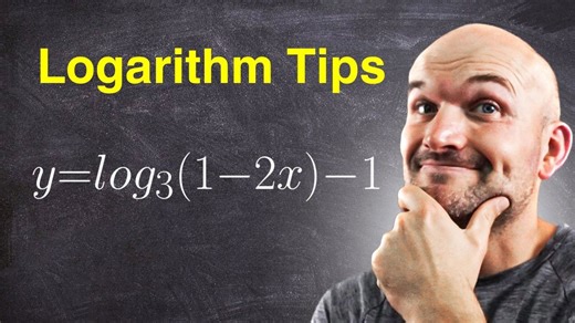5 graphing logarithms tips in one equation