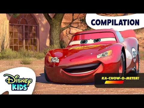 Count the Ka-Chows with Lightning McQueen! ⚡️🏎️ | Pixar's Cars | @disneykids