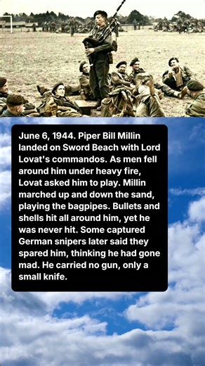 He Walked Into D-Day Gunfire Playing the Bagpipes |WW2