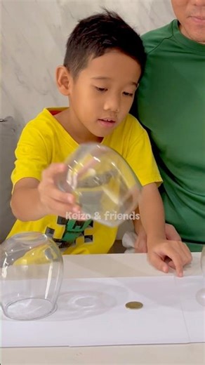 Keizo just looks for a glass that doesn't have any coins, why can't he⁉️