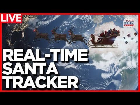 NORAD SANTA TRACKER LIVE | Santa's Real-Time Location As He Leaves The North Pole | World News Live