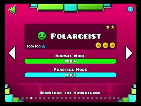 Geometry Dash - Polargeist - Full Playthrough - All Coins