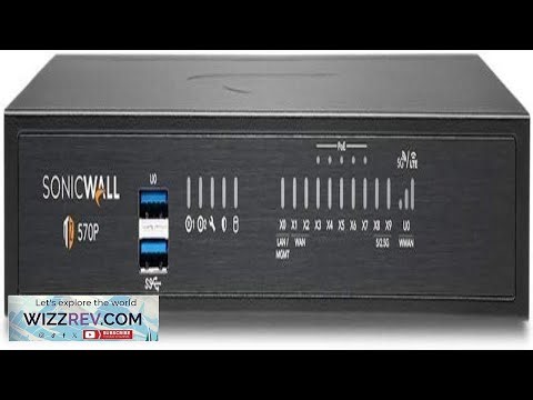 SonicWall TZ570P (PoE) Network Security SMB Next Generation Firewall (02 SSC 2841) Bundled