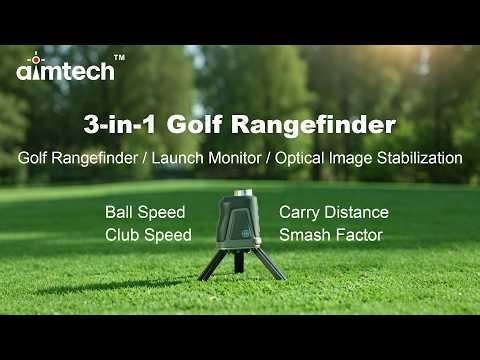 Vnexgen Hybrid RADAR--3-in-1 Rangfinder Launch Monitor / Optical Image Stabilization / Rangefinder