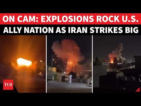 ON CAM: Iran BLOWS UP Military Bases Of Israel-Linked Fighters In U.S. Ally Nation | WATCH