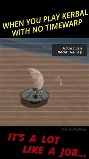 KSP with No Time-Warp is like a Job #kerbalspaceprogram #rockets #gaming