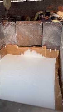 How White Foam Is Made by Skilled Workers | Full Factory Process Revealed 😳 #technology #howitsmade
