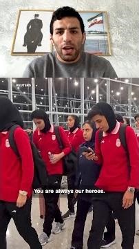 ’100% not safe’: Olympian fears for Iran’s women’s soccer team