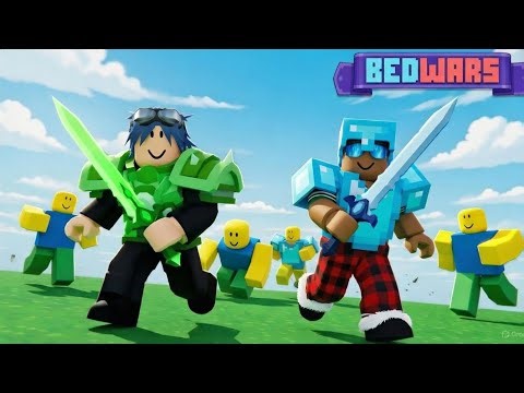 I barely play this game but we ended up winning Roblox BedWars w EpicJud0 ￼