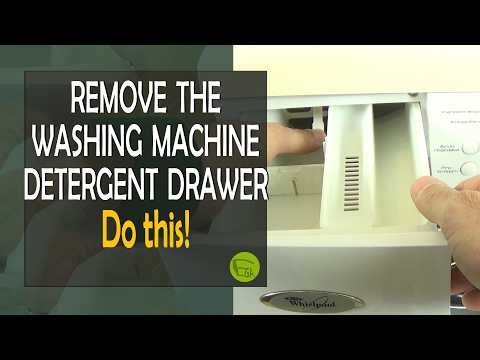 How to Remove the Washing Machine Detergent Drawer