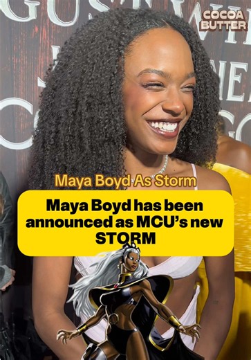 From Tiktok to Broadway and now Hollywood, Maya Boyd is taking the MCU universe by STORM but don't forget being a black woman is the superpower okay! Let's not forget our X-Men alums who also played the iconic character, Halle Berry and Alexandra shipp passing the lightning bolt! #blackwomen #marvel #MCU #mayaboyd #marvelstudios