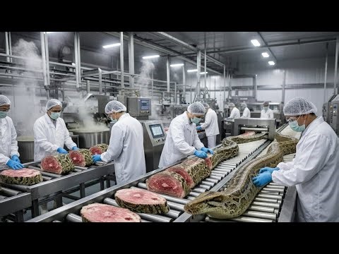 Inside the Modern Snake Meat Factory: The Incredible Process You’ve Never Seen