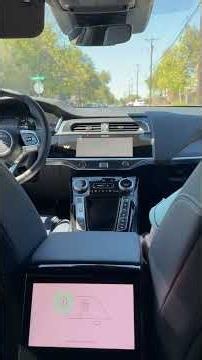 Riding inside a Waymo.