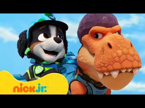 PAW Patrol Teams Up with Timmy the T-Rex! 🦖 | New Dino Island Rescues | Nick Jr.